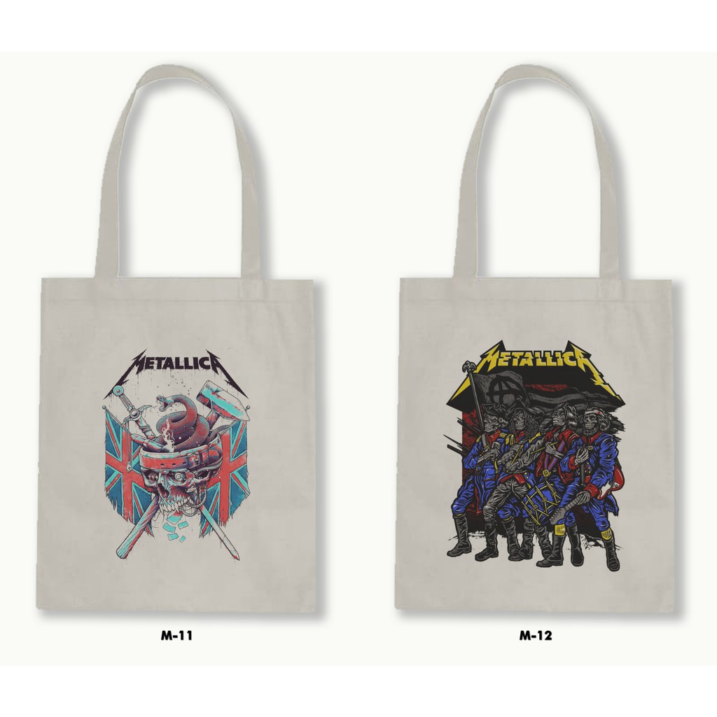 TOTE BAG BLACU - METALLICA .01