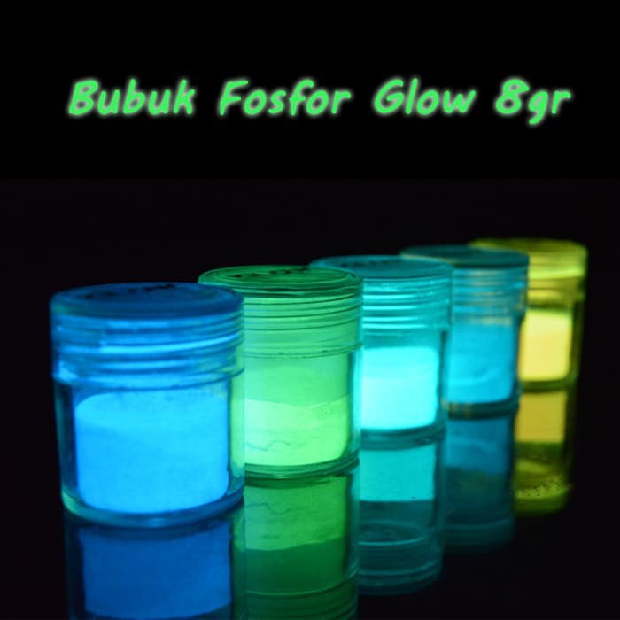 LAWW355 Bubuk Fosfor  Glow Strontium 8gr Glow in the dark 