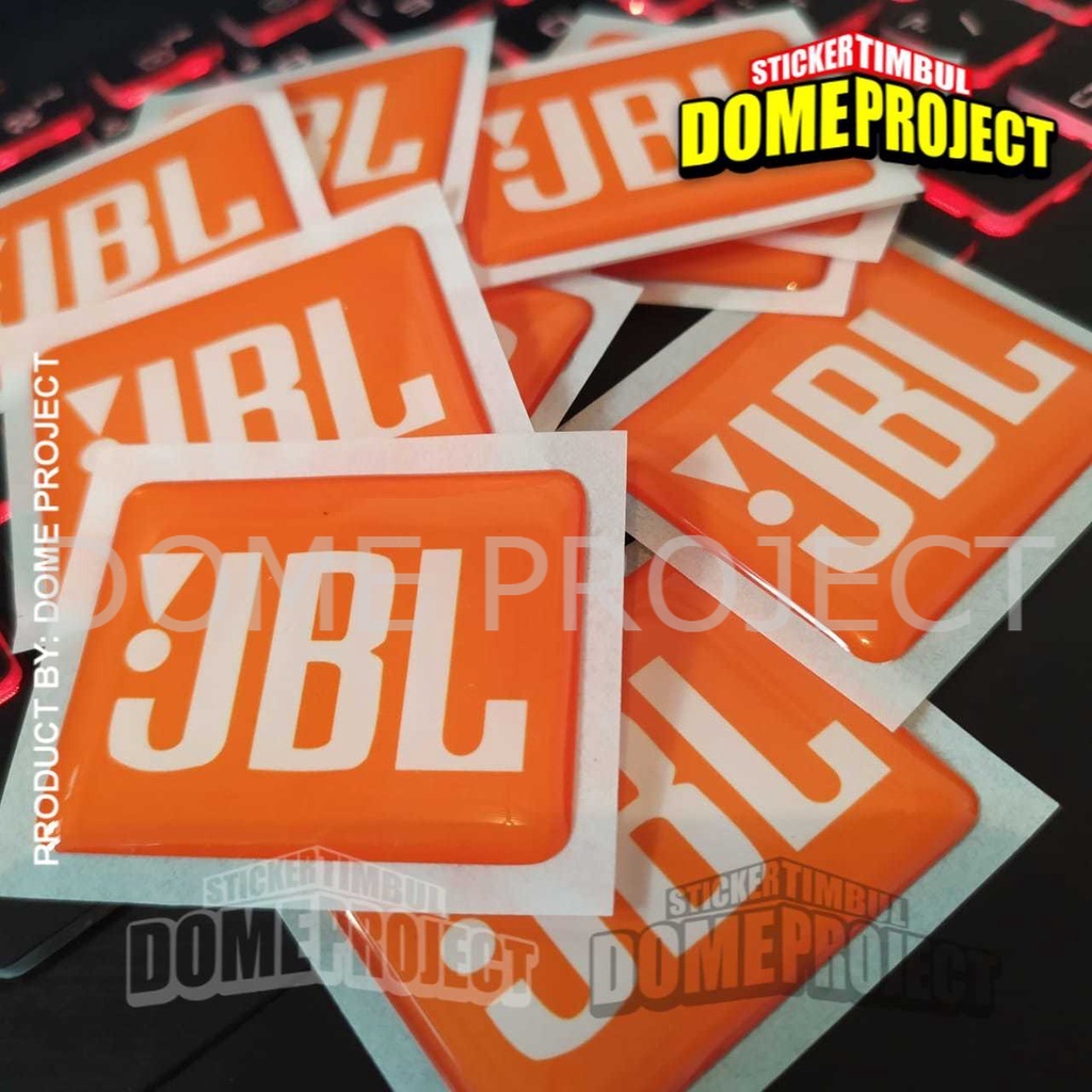 STIKER TIMBUL EMBLEM JBL SOUND AUDIO SPEAKER 3D LOGO STICKER AESTHETIC KEREN