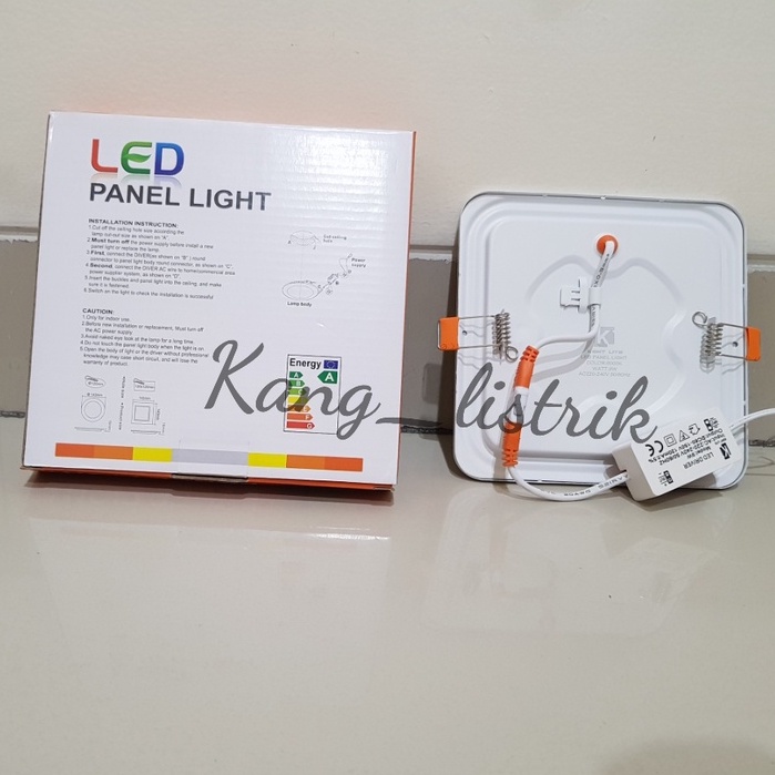 Lampu LED Panel / Downlight Murah / Downlight LED Panel 9W KOTAK INBOW