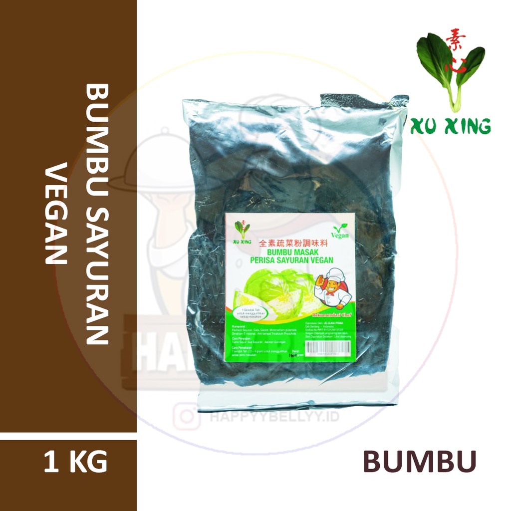 

Xu Xing BUMBU MASAK PERISA SAYURAN VEGAN 1 BOX X 800 GR (10 X 80GR)