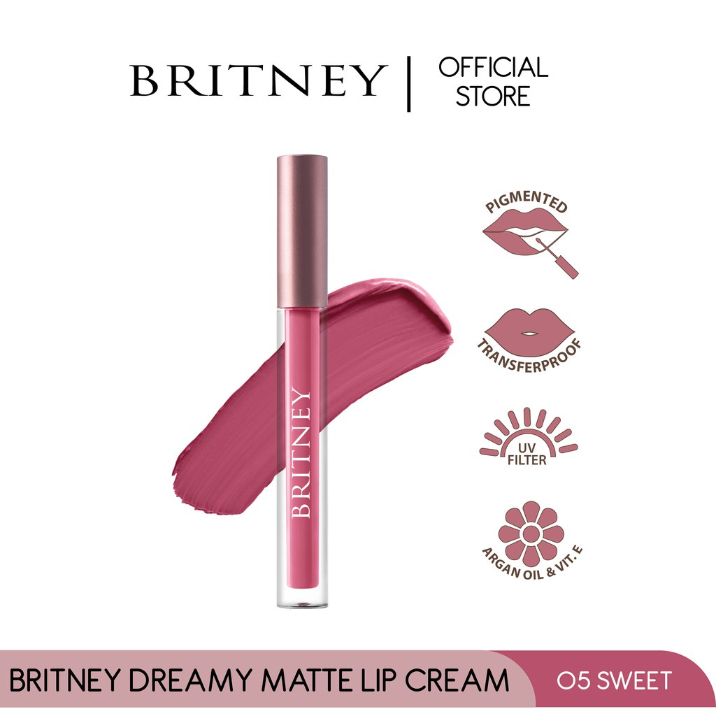 Britney Dreamy Matte Lip Cream by Purbasari