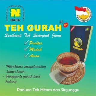 

TEH GURAH NASA HERBAL BAGUS UNTUK MENGELUARKAN DAHAK DAN MELEGAKAN TENGGOROKAN