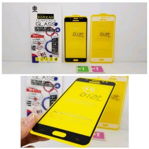 KOREAN Tempered Glass Samsung J5 2016 5.2 inchi FULL SCREEN Guard TG 5D Samsung J510 Anti Gores Kaca