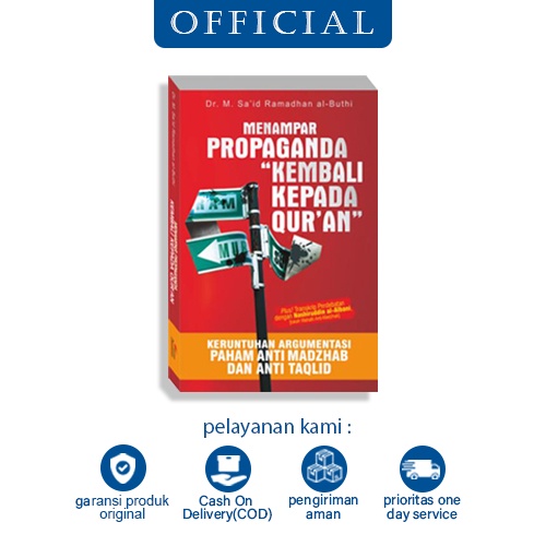 Buku Menampar Propaganda “Kembali kepada Qur’an” ; Keruntuhan Argumentasi Paham Anti Madzhab dan Ant