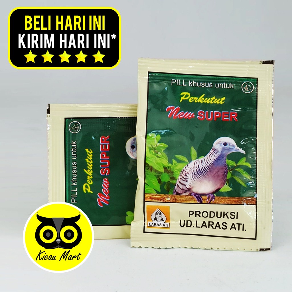 LARASATI NEW SUPER PIL PERKUTUT OBAT GACOR BURUNG PERKUTUT PILL LARAS ATI DOPPING VITAMIN BUNYI NYARING BURUNG PERKUTUT LARAS ATI JAMU HERBAL BURUNG PERKUTUT NEW SUPER