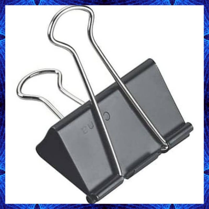 Jepitan Buku Kertas Perlengkapan Kantor Ukuran Kecil Sedang Besar Warna Warni