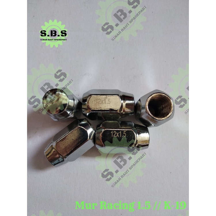 MUR RACING FUJITA , KUNCI 19 (20pcs) (DRAT 1,50 &amp; 1,25)