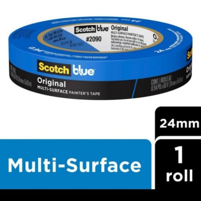

3M scothch blue multi-surface painter tape 2090 24mm x 60 yard