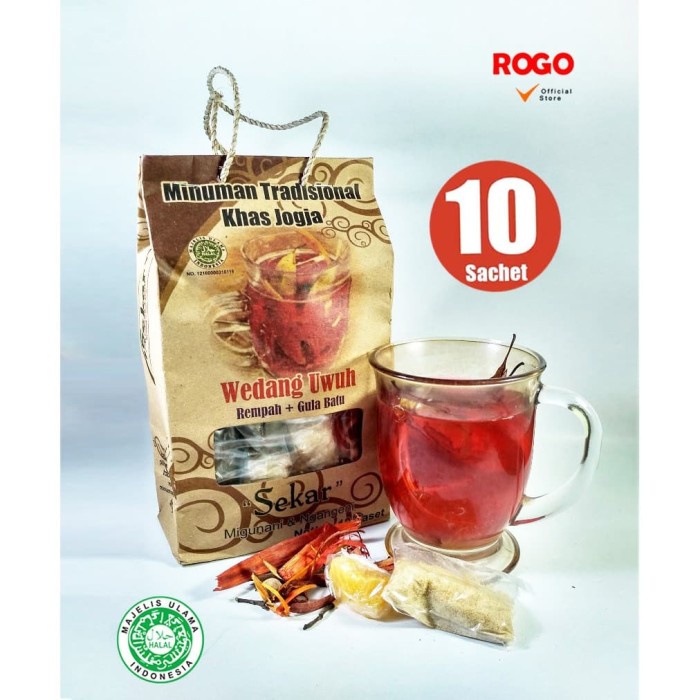 

TRADISIONALMINUMAN- WEDANG UWUH GULA BATU SEKAR ( ISI 10 SACHET ) -MINUMAN-TRADISIONAL.