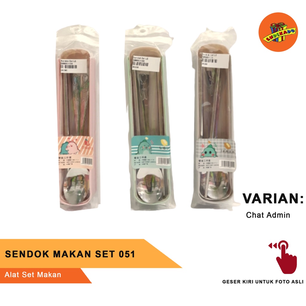 SENDOK MAKAN SET 051 - Alat Makan Set