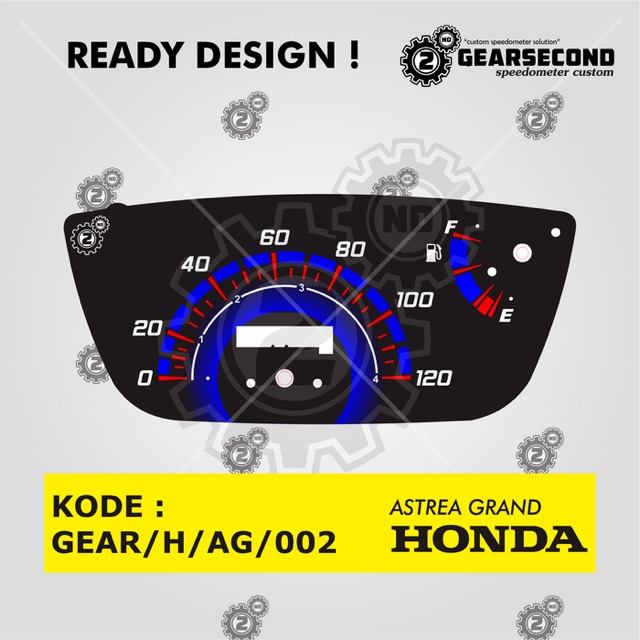 Papan panel speedometer spidometer custom honda astrea grand