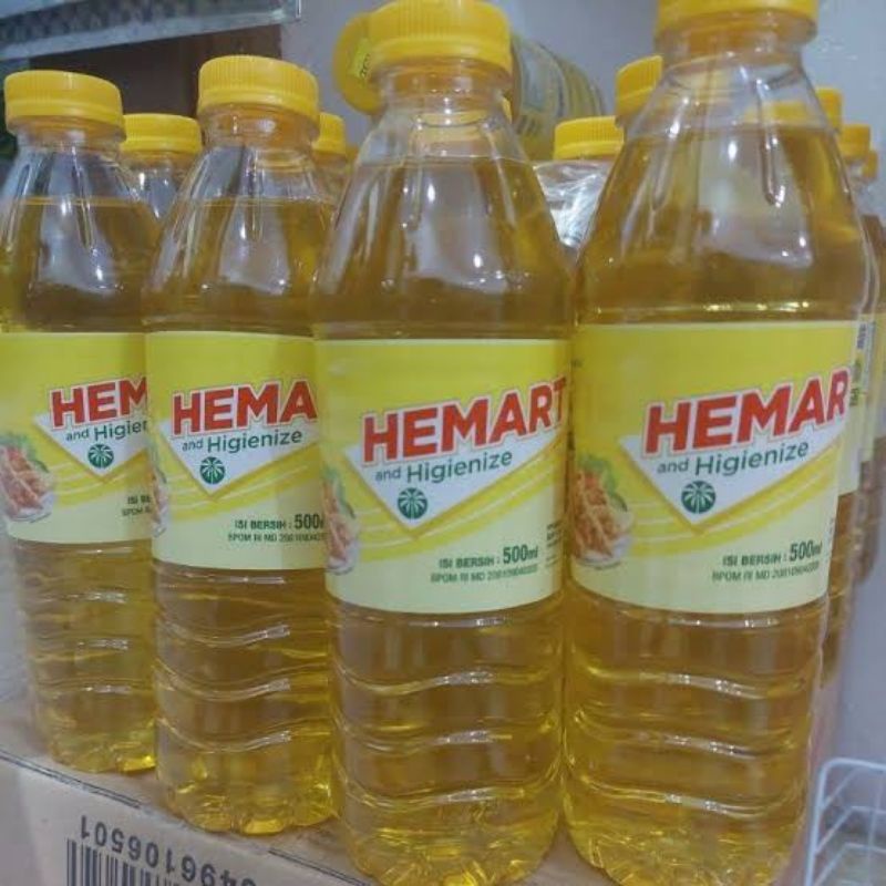 

Minyak Goreng Hemart/Sunco/Delima/Bimoli 500mL & 1L