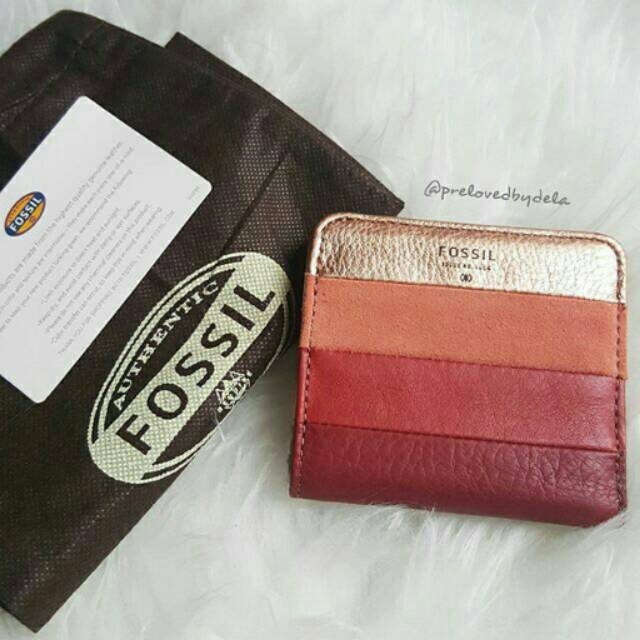 Preloved FOSSIL Bifold Small Wallet