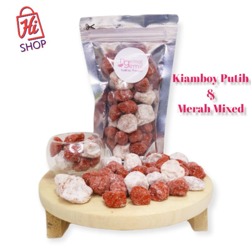 

Kiamboi Merah Kiamboy Putih Manisan Plum Merah Putih Mixed Kualitas Premium