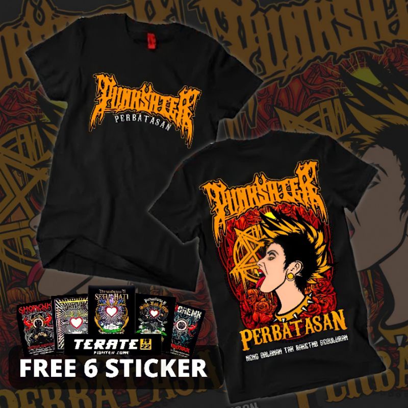 KAOS PSHT PUNKSHTER PERBATASAN TERBARU BISA COD MURAH TERBARU