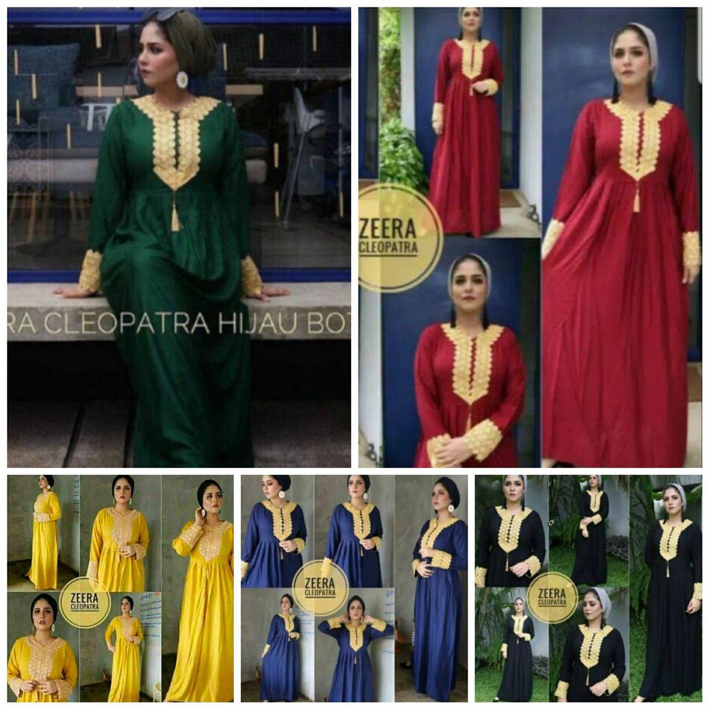 Original Daster arab jumbo big size ld 125 dress by dlusia dolce dress zeera cleopatra