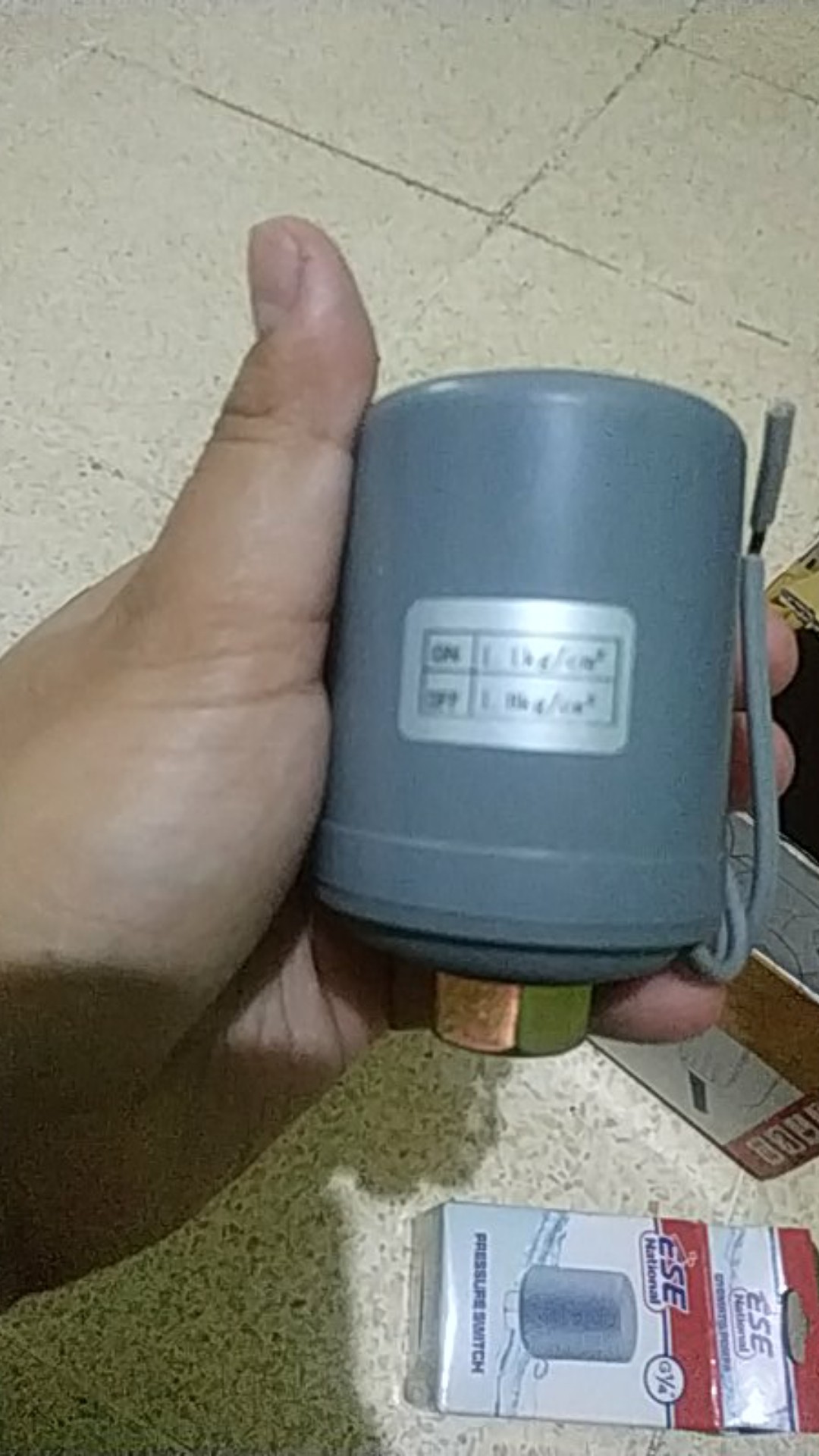 Otomatis - Pressure Switch Pompa Air Ese 1/4 Inchi
