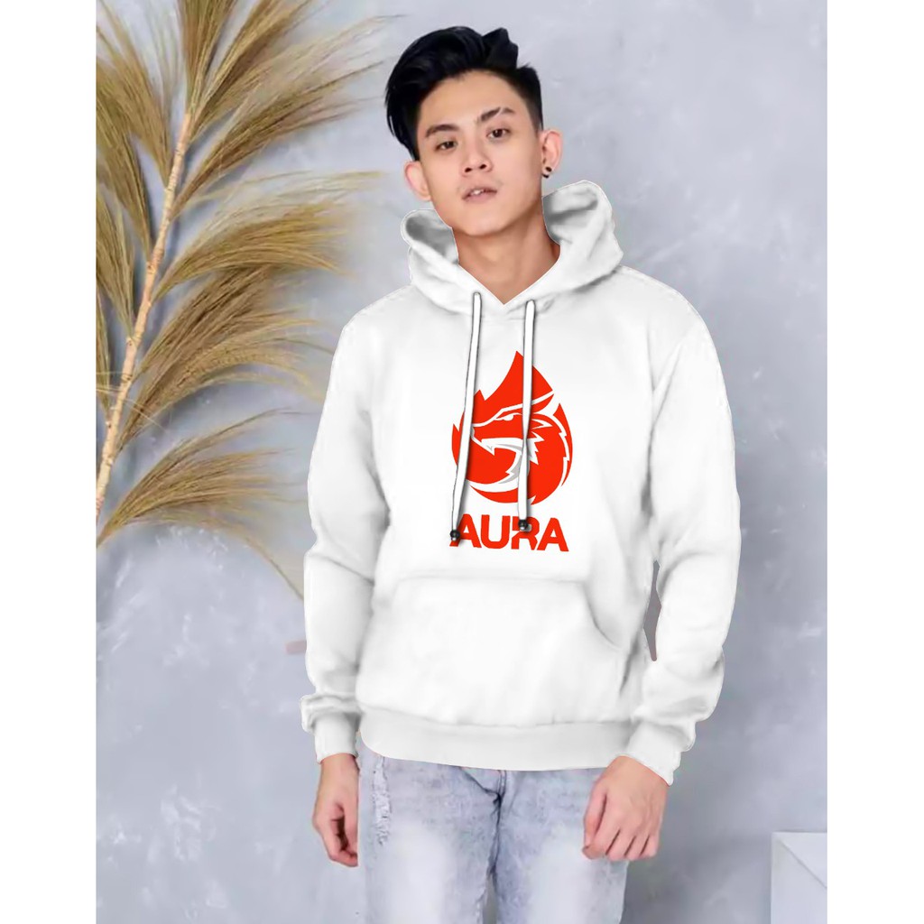 Hoodie Pria / Hodie Pria  / Jaket Pria / Sweater Hoodie Aura Esport Bahan Fleece UK L-XL