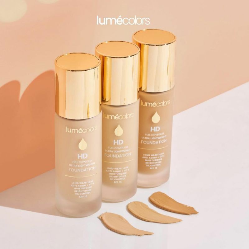 I NATURAL |Lumecolors Samarinda Foundation Make Up Korea Halal BPOM 100% Original Lumecolors Samarin