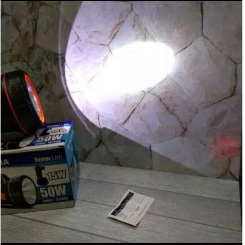 Senter Led Jumbo Mitsuyama 50 Watt MS-1221 - Senter Tangan Plus Lampu Emergency