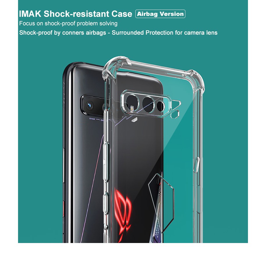 Imak Asus ROG 3 / ROG 3 STRIX - Transparan Airbags Shock Case