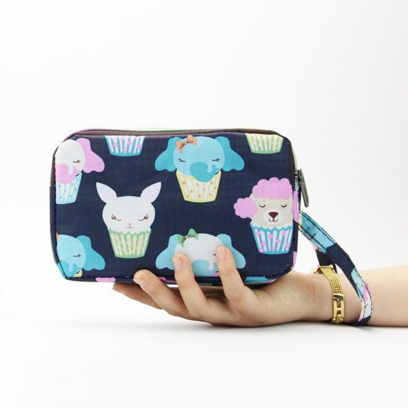 Dompet HP Kipling Wanita Import 3 Ruang Waterproof Kekinian