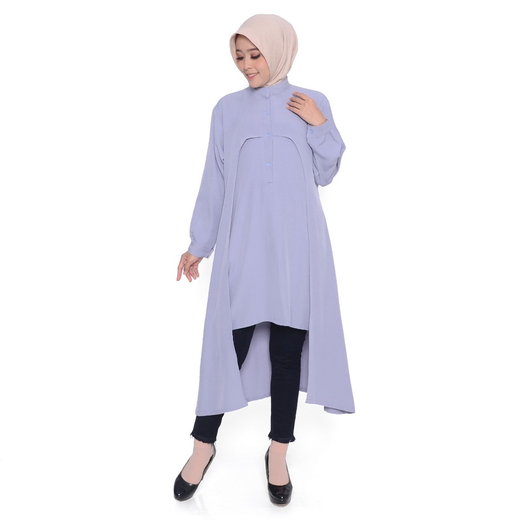 TUNIK/ATASAN WANITA BAJU LONG TUNIK KEKINIAN/BUSUI