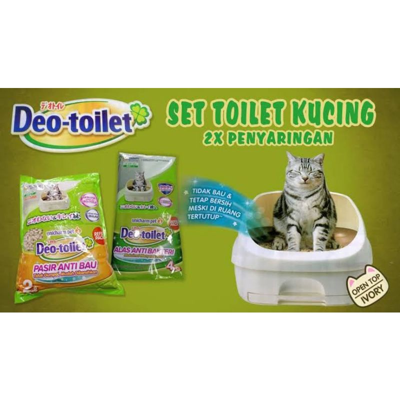 Deo-Toilet (Set Toilet Kucing)