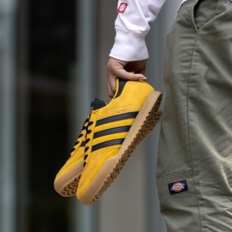 Adidas Beckenbauer Yellow Black Original Indonesia 100% Bnwb Sepatu Pria