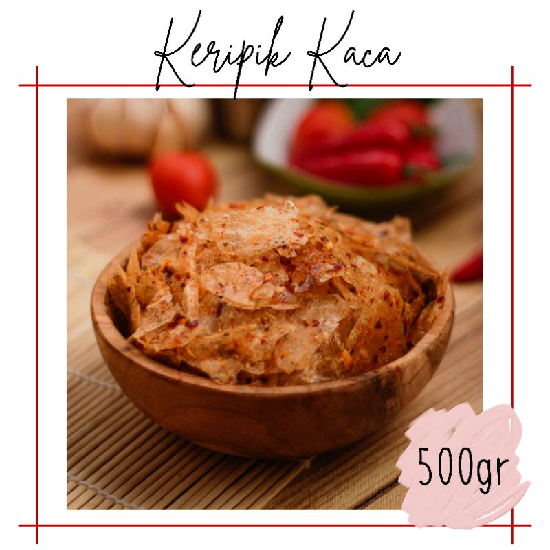 

KERIPIK KACA PEDAS 500gr