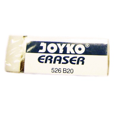 

Wow Penghapus Pensil Besar 526 B20 Putih Isi 20 Pcs Bagus
