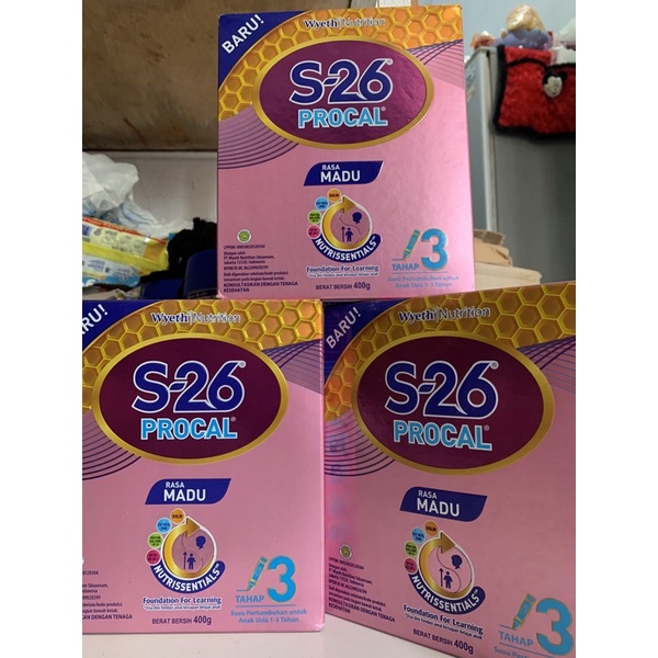 S26  PROCAL gold 3 vanila 400gr ‼️habiskan stock‼️