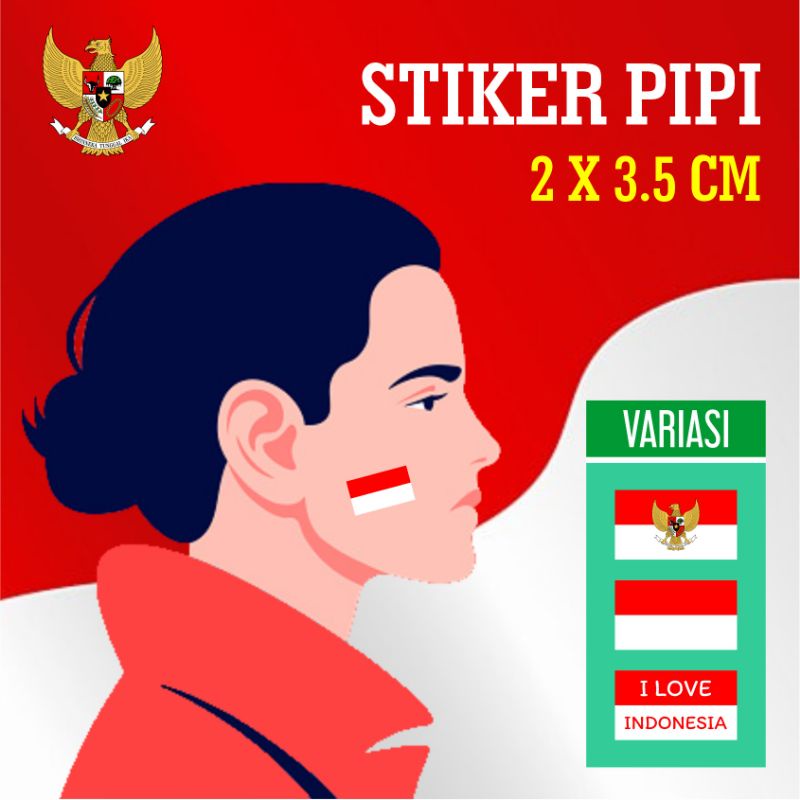 

Stiker Pipi Stiker Bendera Sticker Merah Putih Timnas Stiker HUT RI
