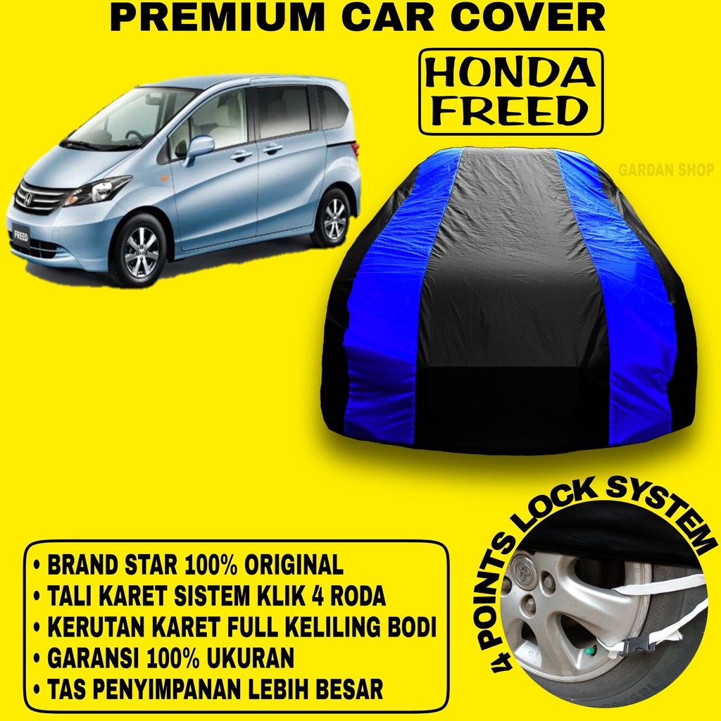 Body Cover HONDA FREED Sarung Strip BIRU Penutup Pelindung Bodi Mobil Honda Freed PREMIUM