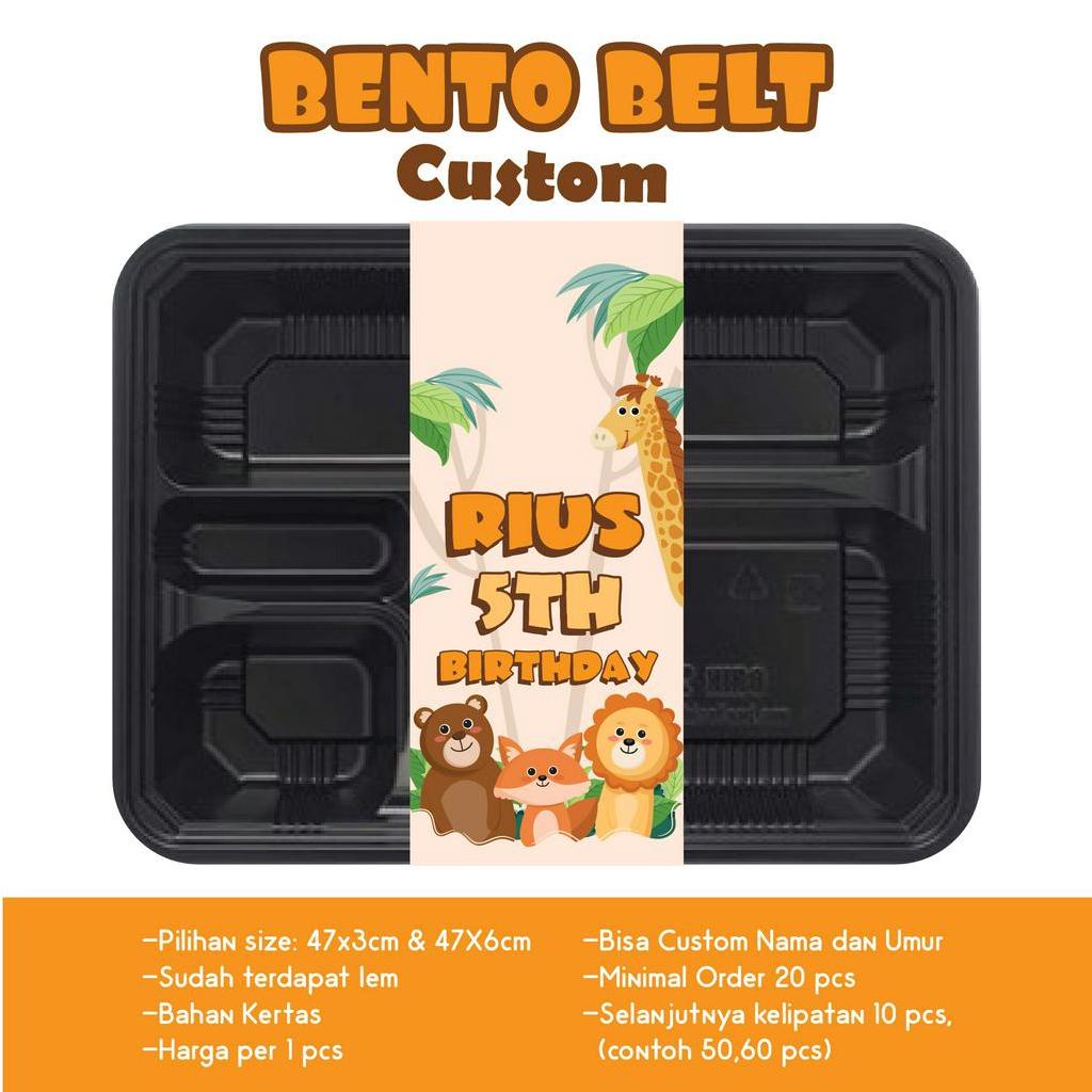 

BENTO BELT ANIMALS ZOO PAPER BELT CUSTOM PAPER BELT BENTO BELT CUSTOM NAMA ULANG TAHUN HAPPY BIRTHDAY ULTAH HBD KERTAS UCAPAN STIKER SLINGER TEMPELAN NASI KOTAK MAINAN GAMBAR