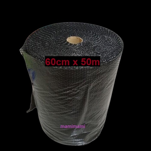 

Bubble Wrap Hitam 60CM X 50M / Buble Warp potongan 1 roll murah