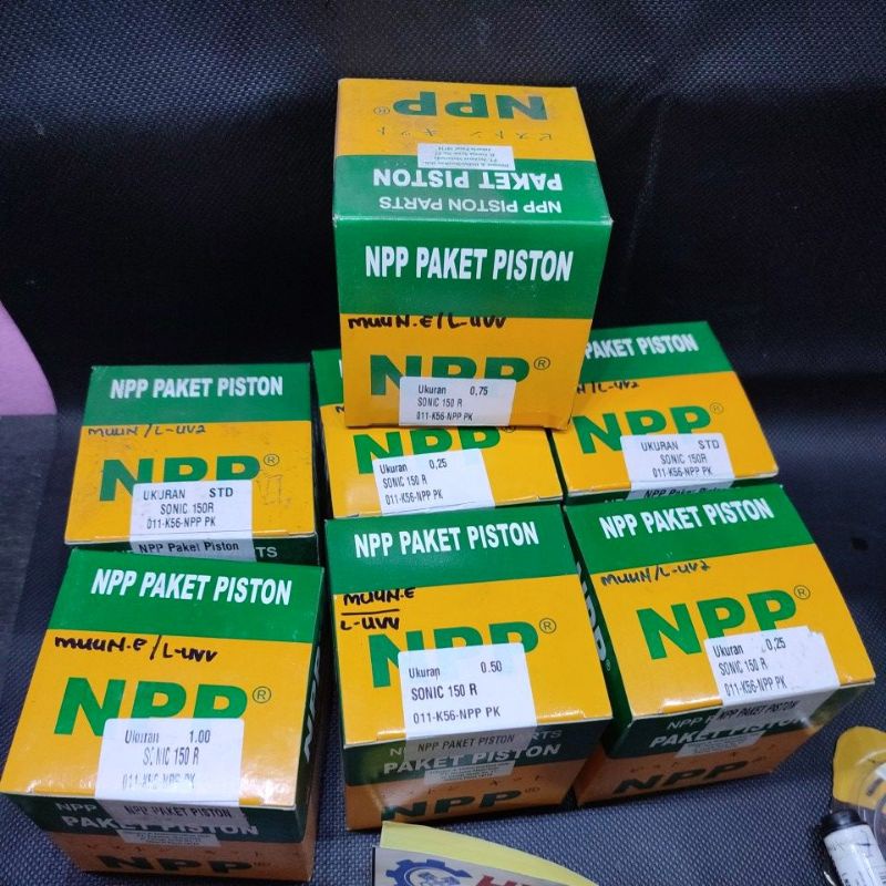 PISTON KIT SEHER SONIC 150 R / SUPRA 150 GTR / CB 150 R LED (K56) NPP