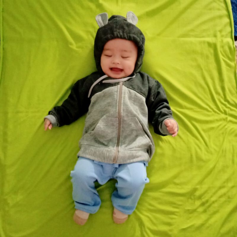 Jaket Bayi Newborn Karakter Kelinci-5
