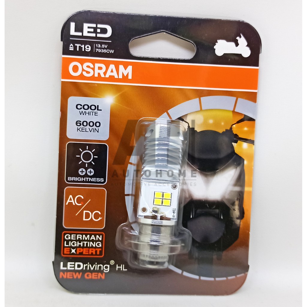  Lampu  Depan Motor  Osram  LED  T19 M5 Putih Kaki 1 7935CW 