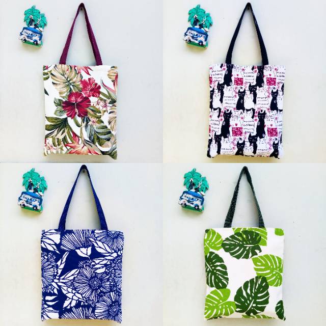 Totebag Kanvas Tebal/ Tas Kanvas / Tote bag Kanvas Tebal