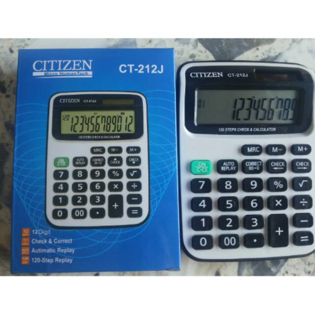 

KALKULATOR CITIZEN CT 212J