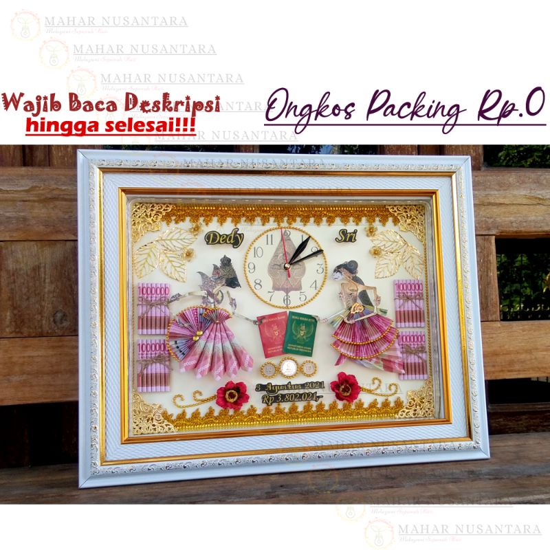 Eksklusif Pigura 50x40 (page 1) | Mahar Nikah Wayang Kresna Rama Arjuna Kamajaya 16R