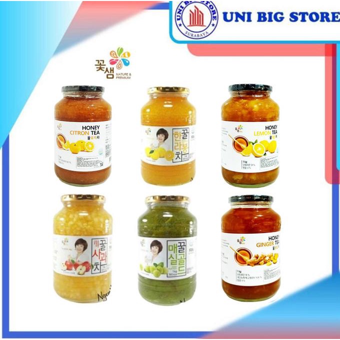 

[COD] KKOH SAEM Korean Honey Tea 1 kg Teh Madu Jeruk Ginger Plum Hallabong [COD]