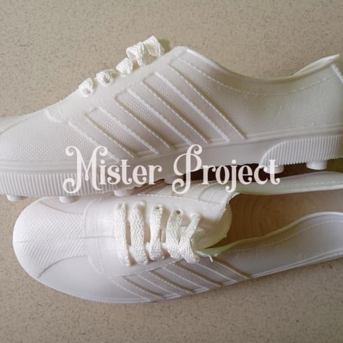 Sepatu Karet Ap Putih/ Sepatu Selop Ap/ Boot Ap/