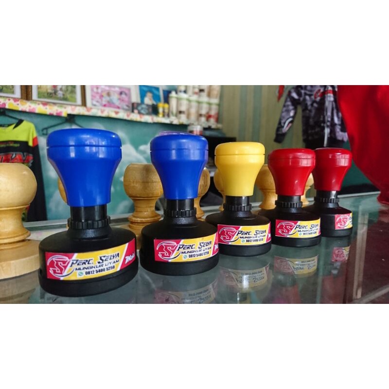 

STEMPEL FLASH 1 warna / LASER KALSEL