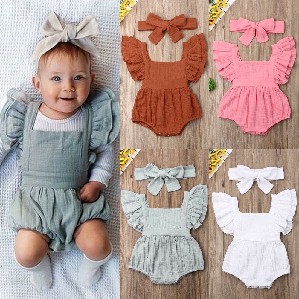 infant ruffle romper