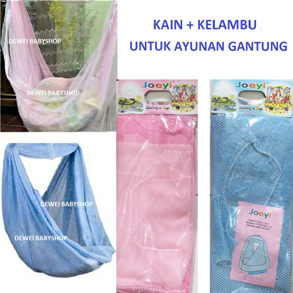 Kain dan Kelambu Joeyi Untuk Ayunan Bayi Gantung ( Baby Swing Net Cloth / Ayun Anak )