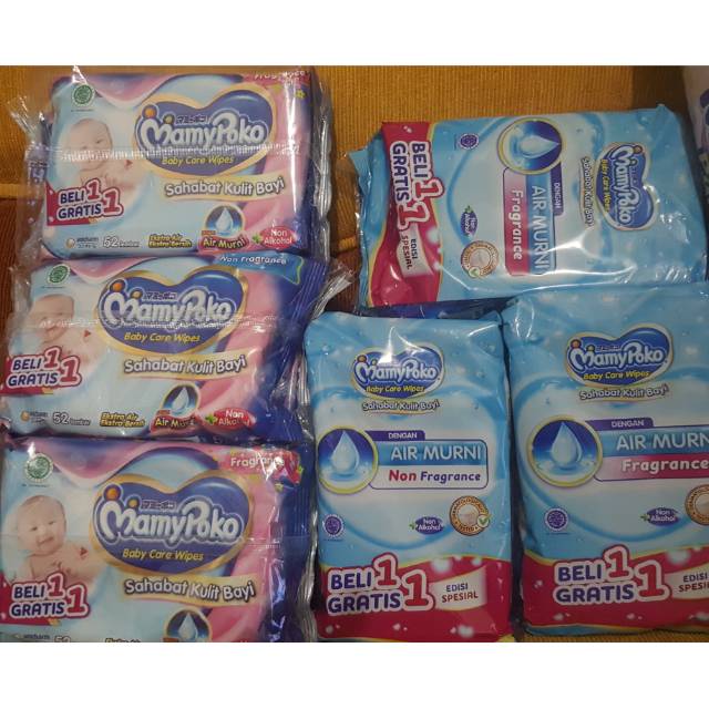 Tissue basah Baby Wipes Mamypoko
