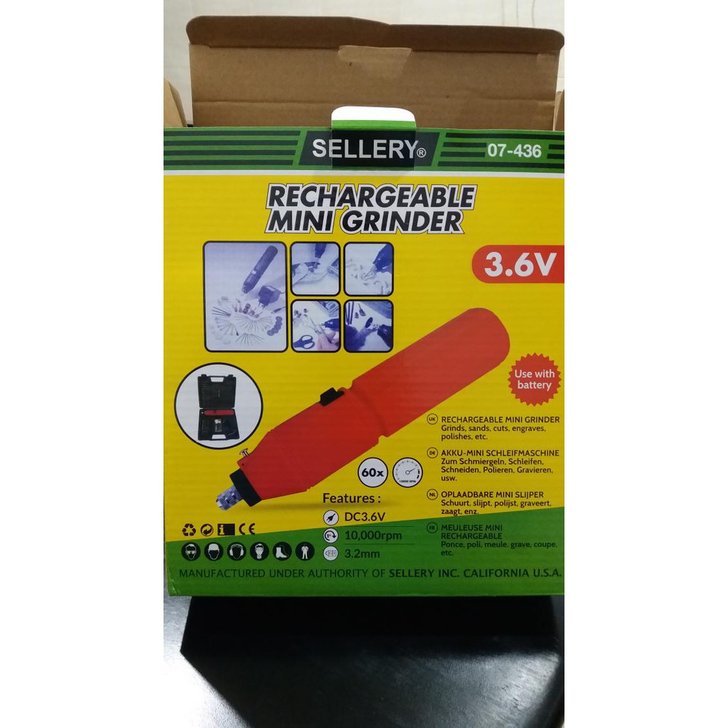 Baru Mini Grinder / Mini Drill Sellery Rechargeable Mini Grinder Sellery Tersedia